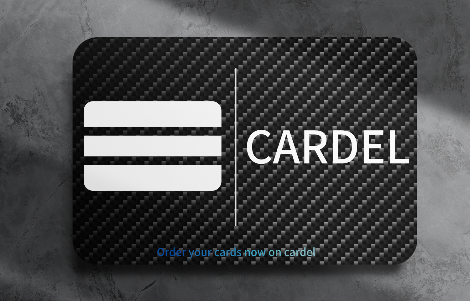 Cardel Carbon Fiber Business Cards